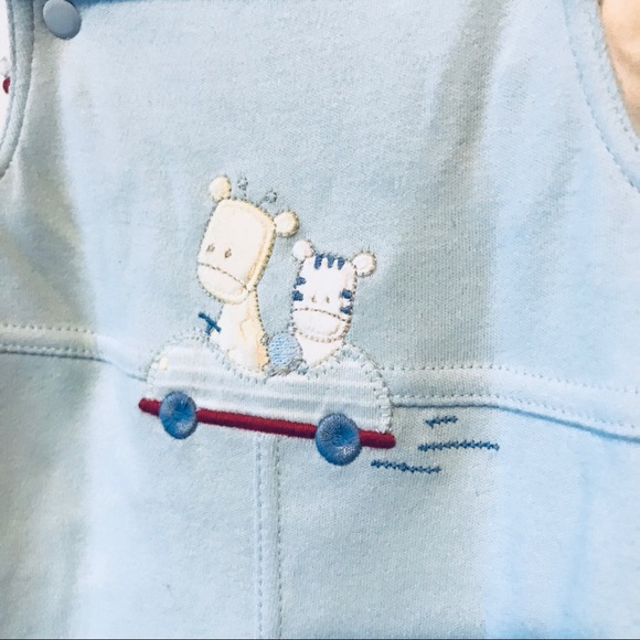 Child of Mine Blue Overall Set | L | 6-9 Months - Picture 3 of 8